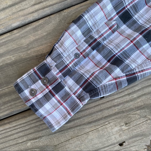 John Varvatos U.S.A. Button Up Plaid Shirt - Picture 9 of 13